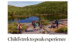 Child's Trek to Peak Experience